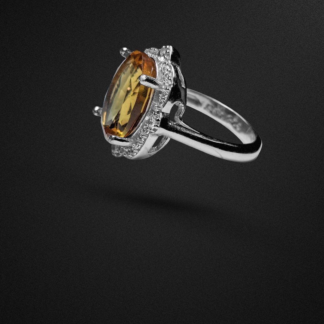 انگشتر نقره زنانه الکساندریت هفت رنگ