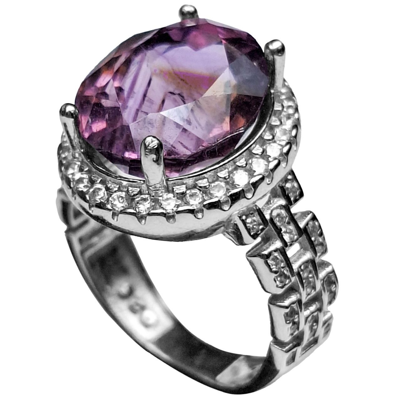 انگشتر نقره زنانه آمیتیست رولکسی